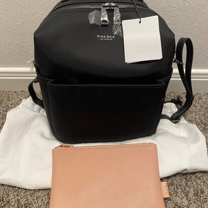 NWT Nylon Stevie Mini (Gunmetal)